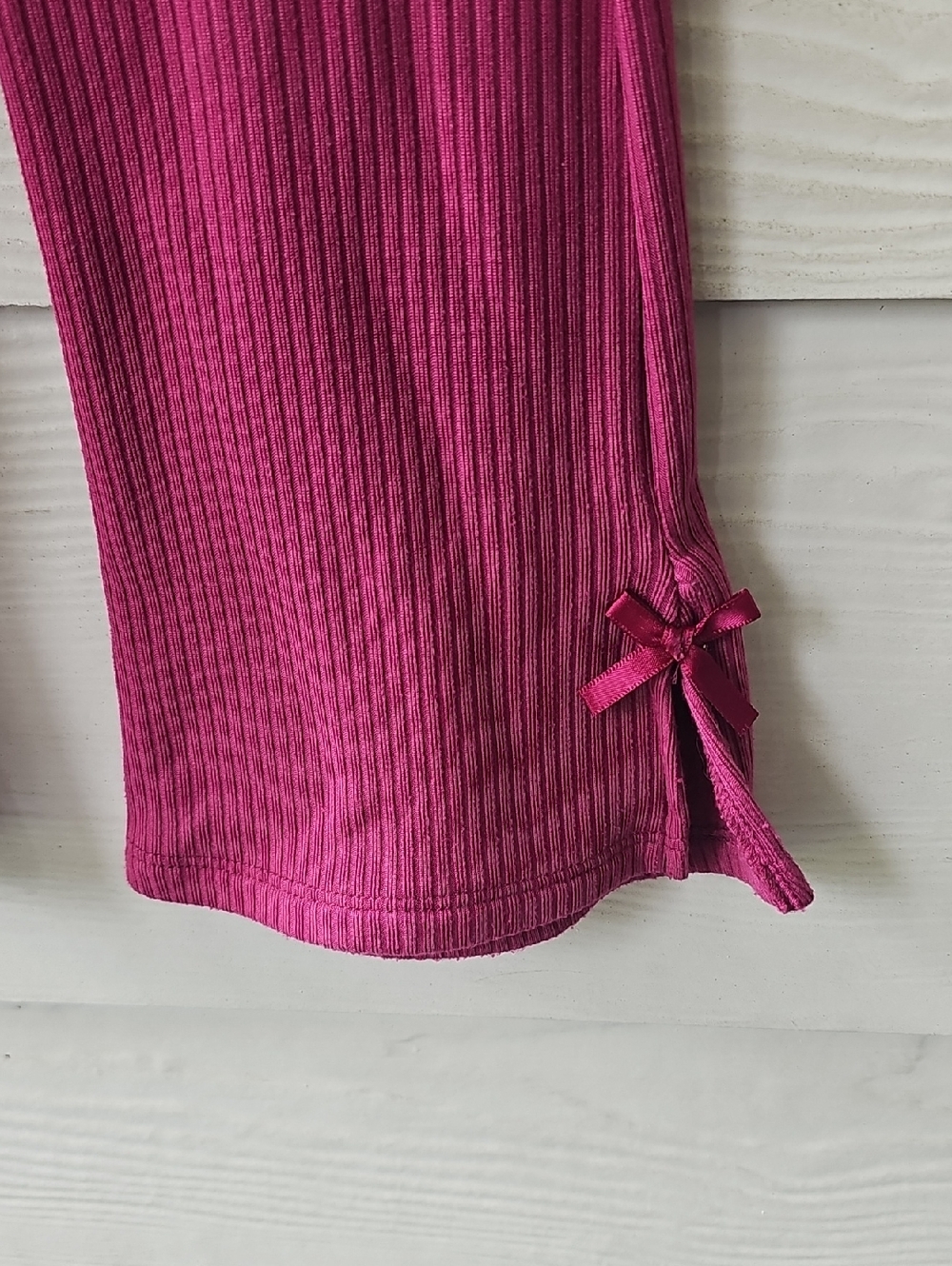 btween Pink Berry Knit Sweater & Ribbed Pants Set - Picture 6 of 10